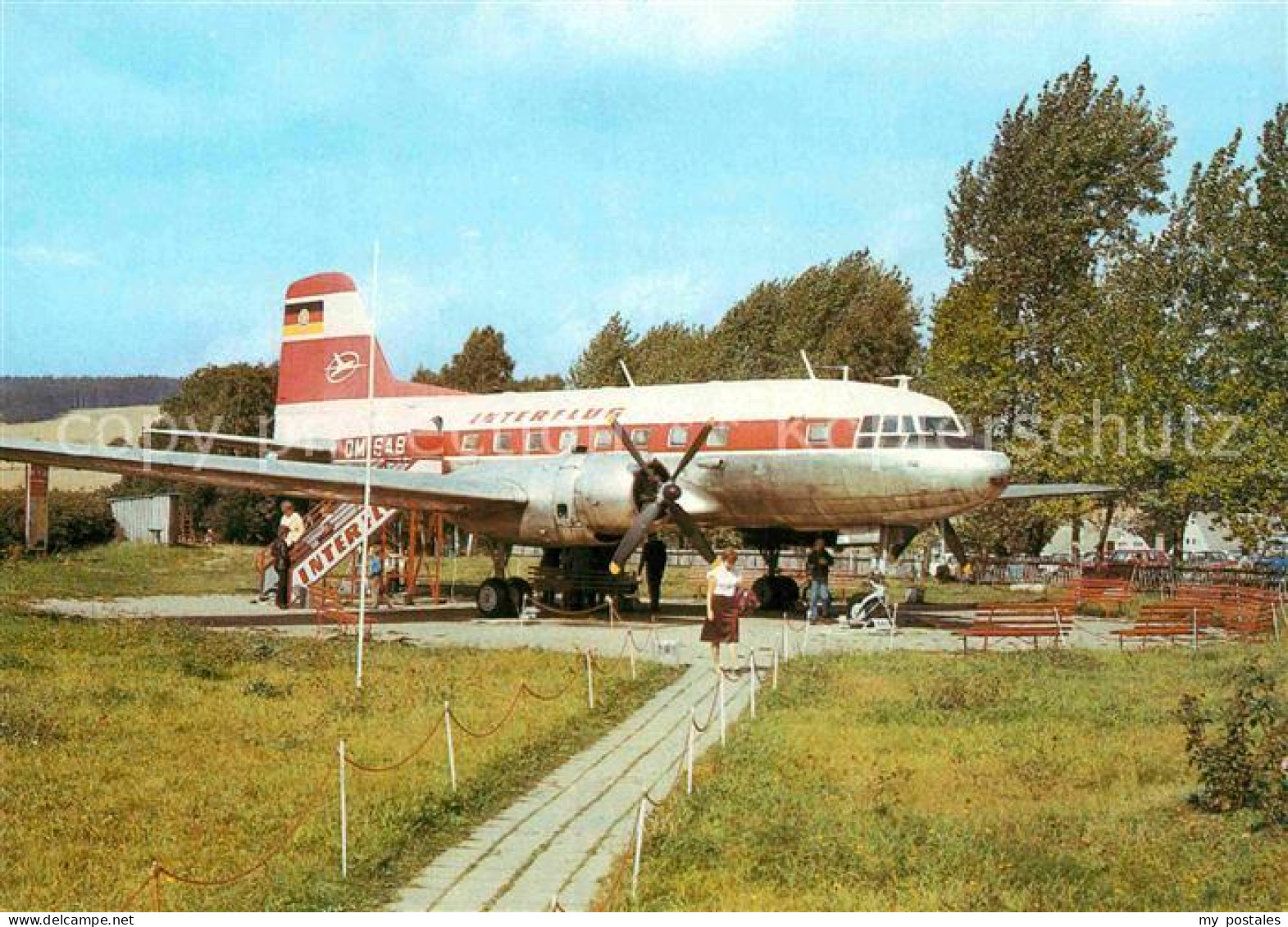 72840413 Caemmerswalde Schauflugzeug IL 14 Neuhausen Erzgebirge - Neuhausen (Erzgeb.)