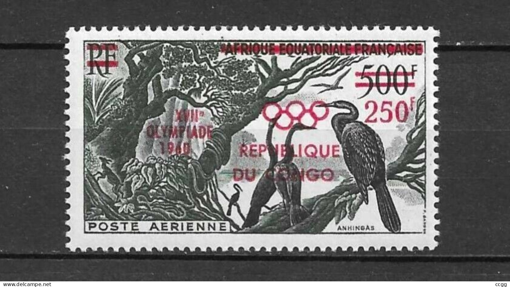 Olympische Spelen 1960 , Kongo - Zegel Postfris - Verano 1960: Roma