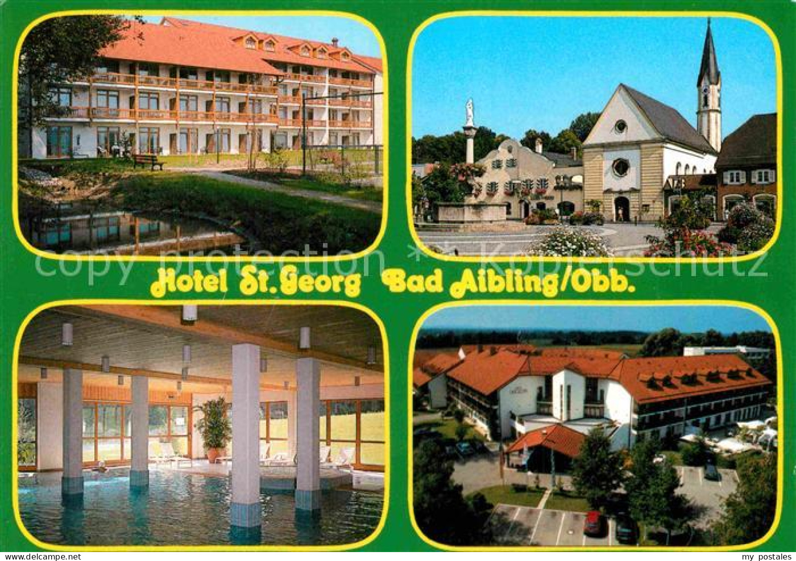 72840092 Bad Aibling Hotel St Georg Kirche Brunnen Hallenbad Bad Aibling - Bad Aibling