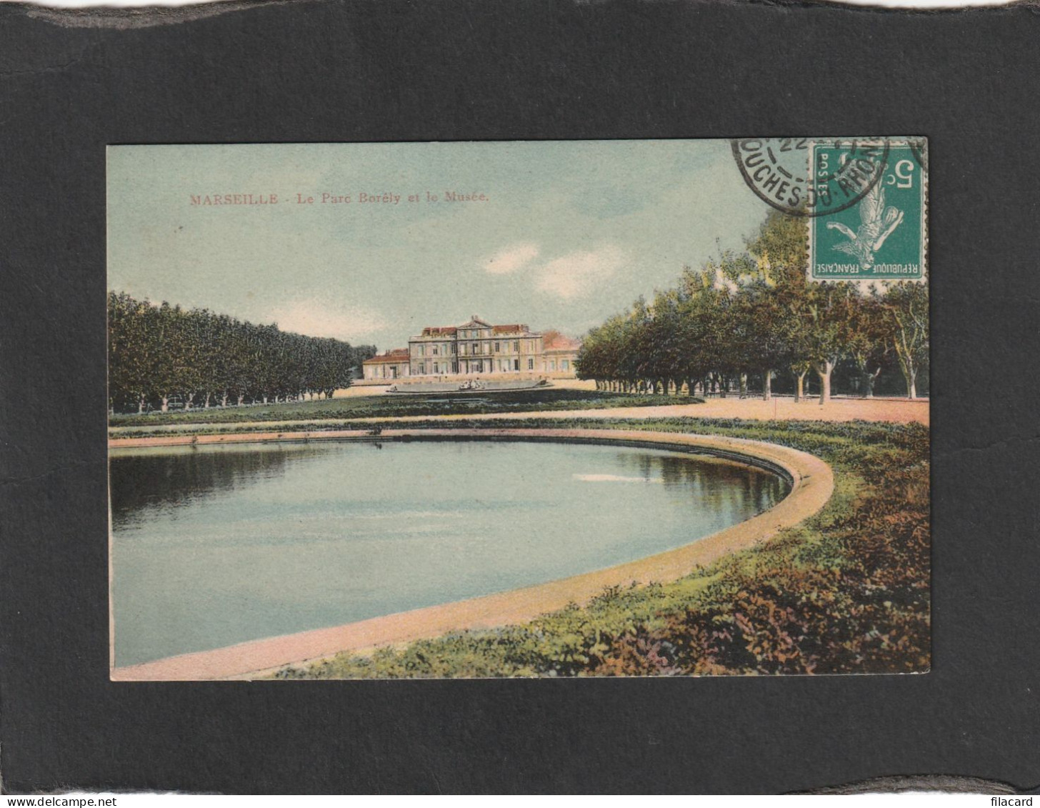 127348             Francia,   Marseille,   Le  Parc  Borely  Et  Le  Musee,   VG - Parks, Gärten