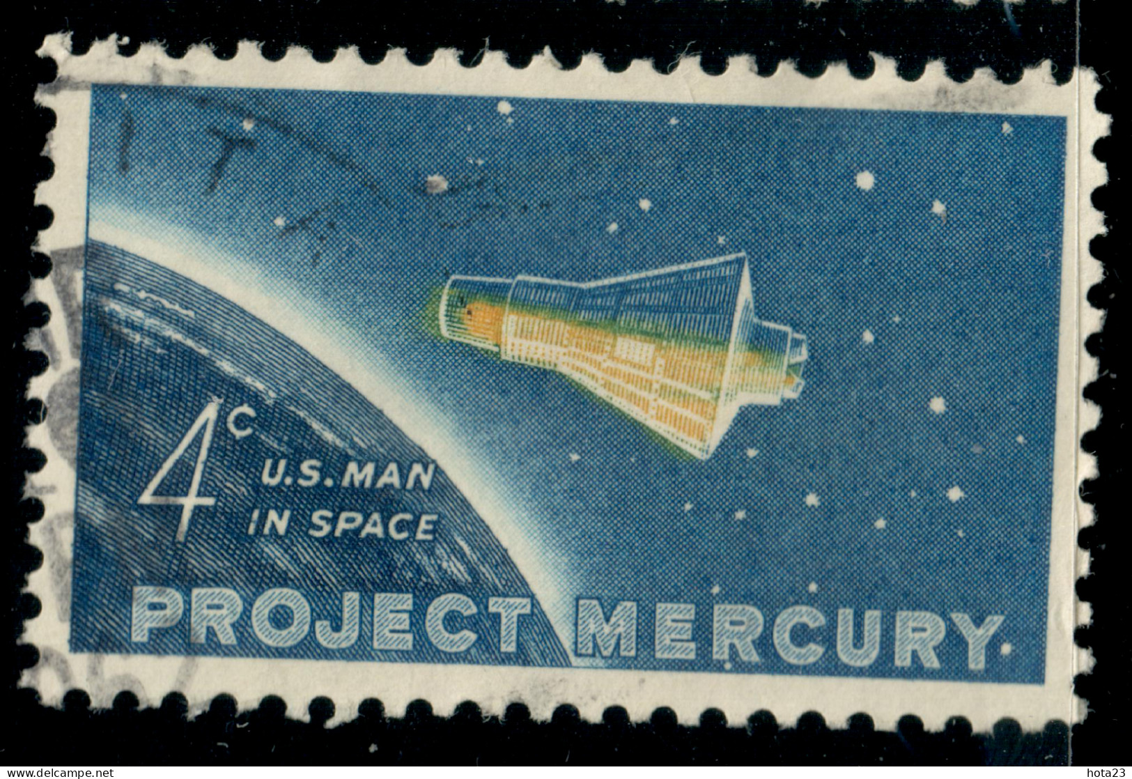 USA - 1962 Mi 822 Projekt Mercury - SPACE KOSMOSS - Gebruikt