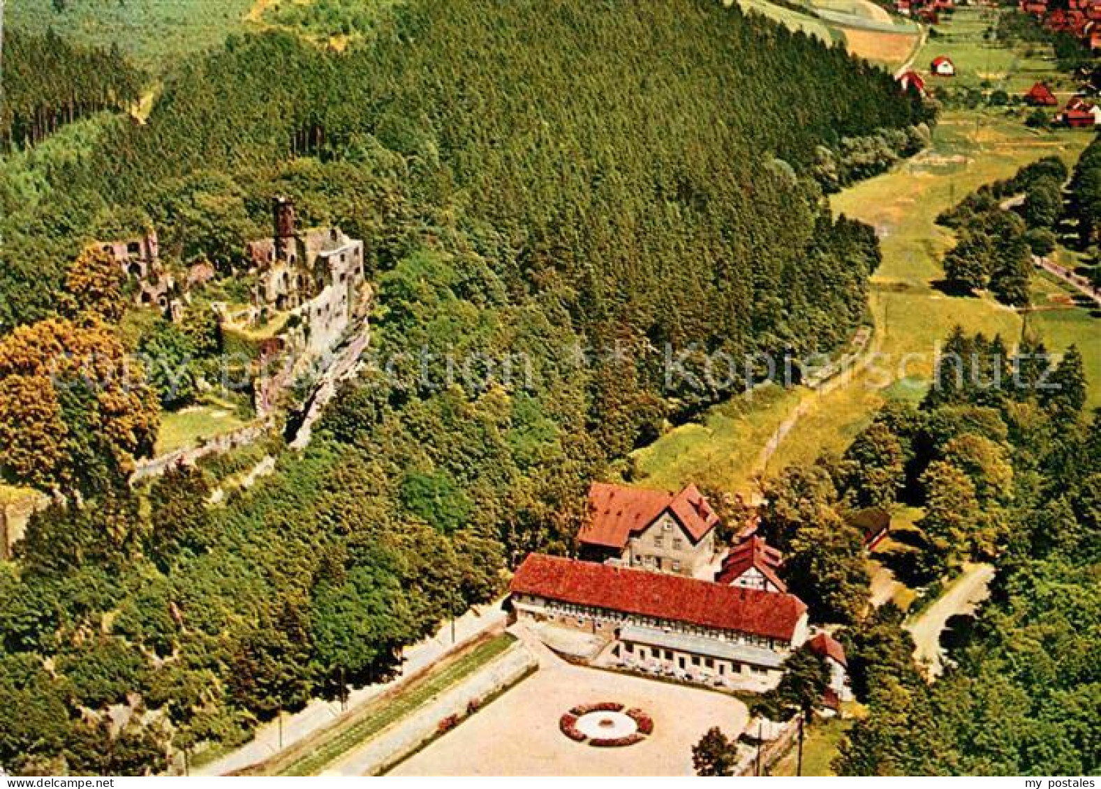 72839514 Noerten-Hardenberg Fliegeraufnahme Hotel Restaurant Burgschenke Noerten - Nörten-Hardenberg