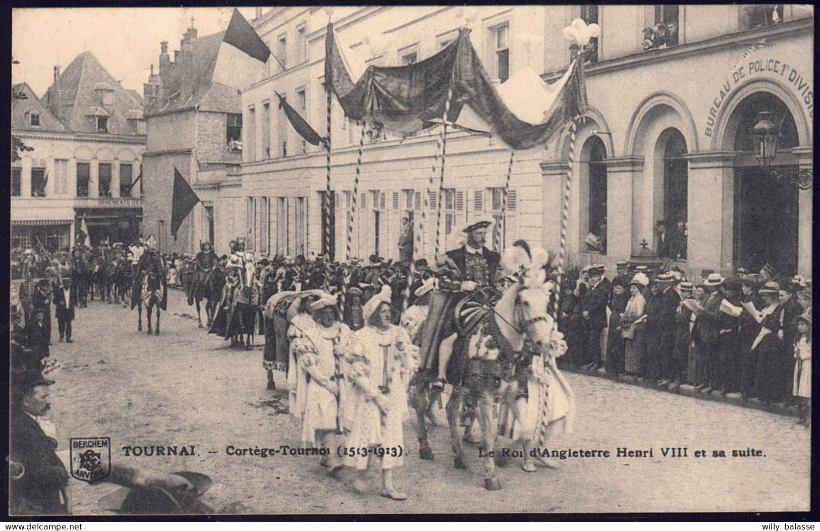 +++ CPA - TOURNAI - Cortège Tournoi - Le Roi D'Angleterre Henri VIII Et Sa Suite   // - Tournai