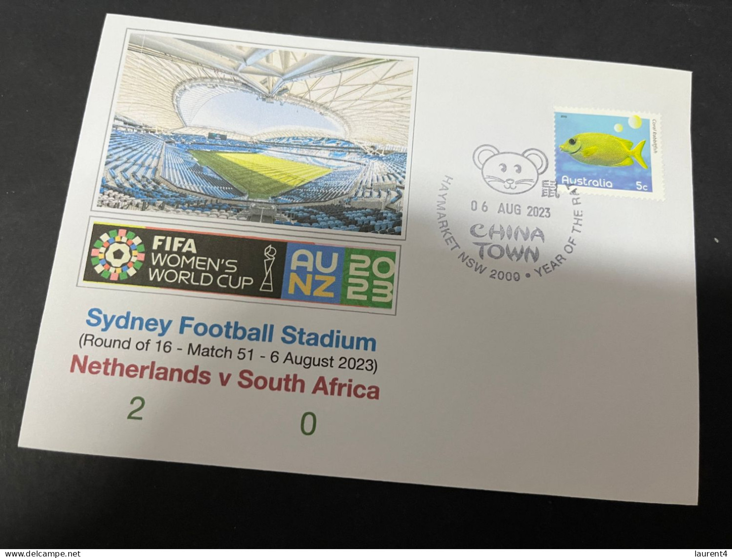 23-2-2024 (1 Y 4) 5 Covers - FIFA Women's Football World Cup 2023 - South Africa Matches - Autres & Non Classés