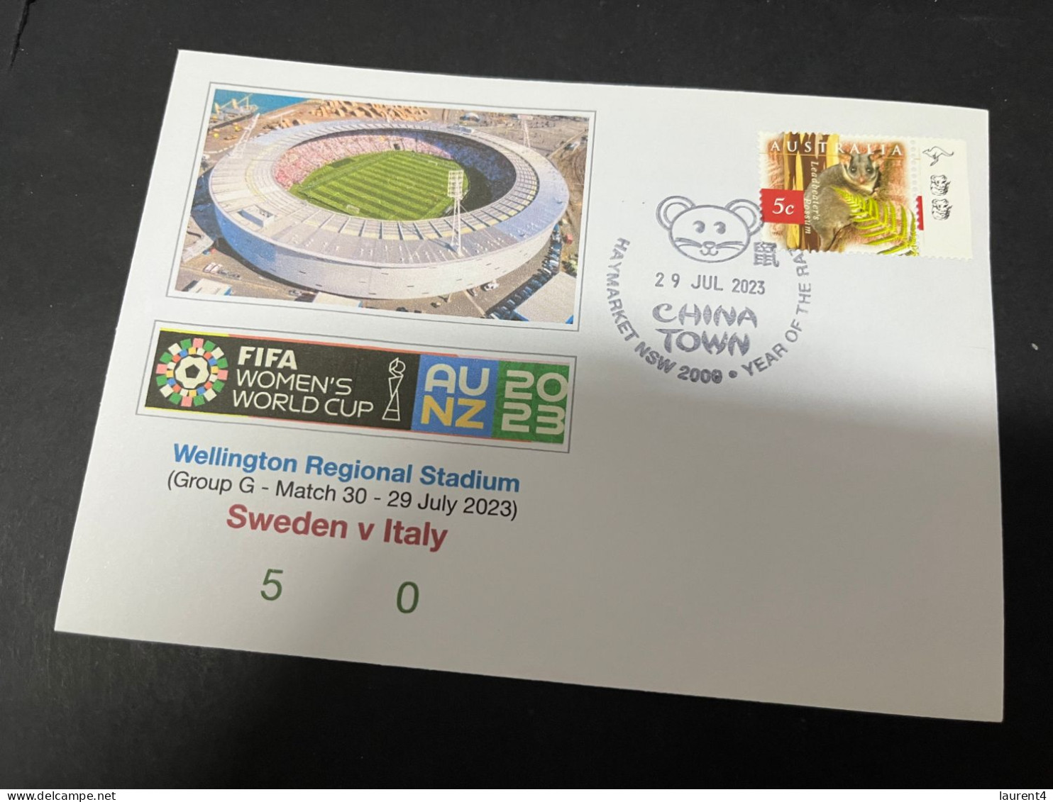 23-2-2024 (1 Y 4) 5 Covers - FIFA Women's Football World Cup 2023 - Sweden Matches - Autres & Non Classés