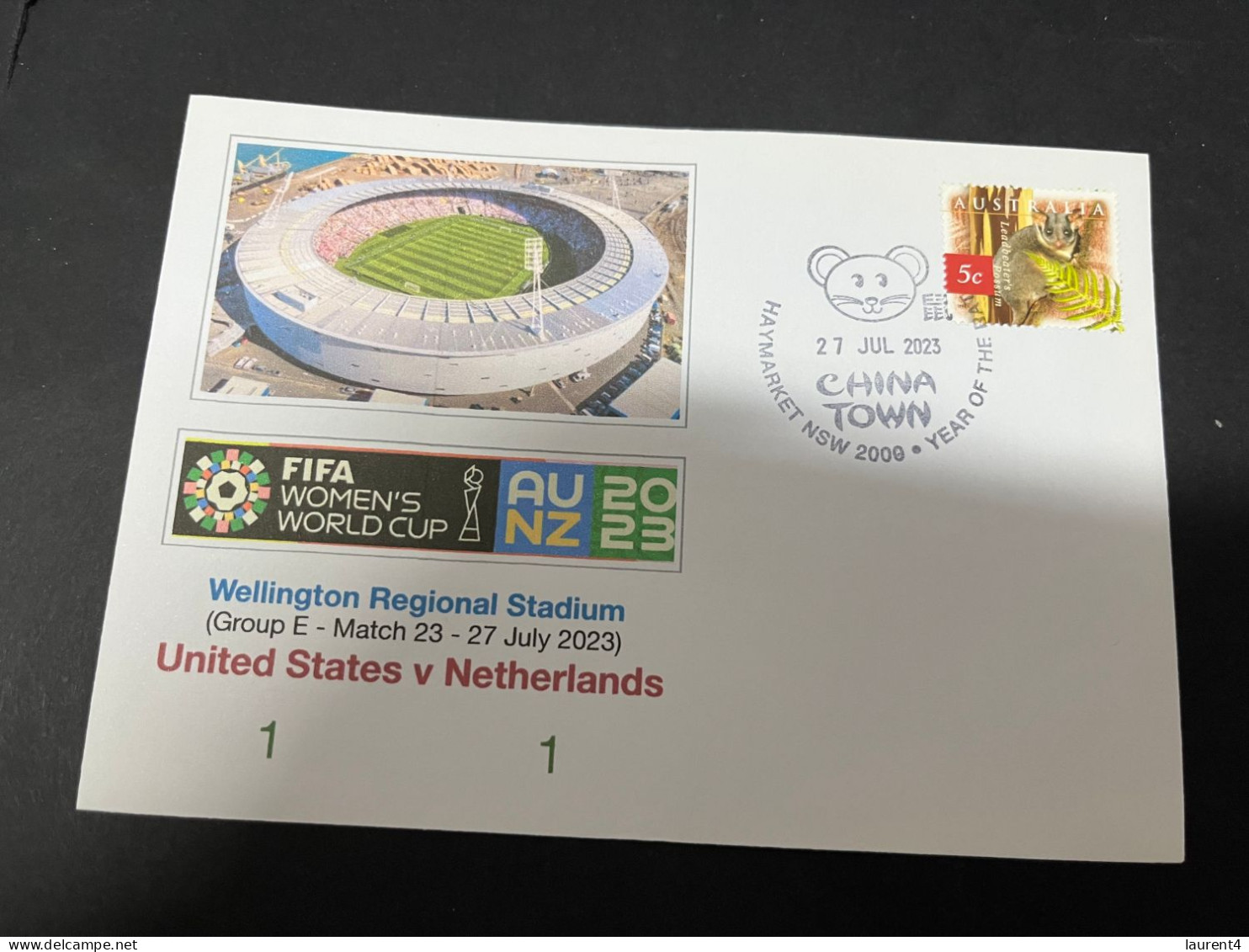 23-2-2024 (1 Y 4) 4 Covers - FIFA Women's Football World Cup 2023 - Uited States Matches - Andere & Zonder Classificatie