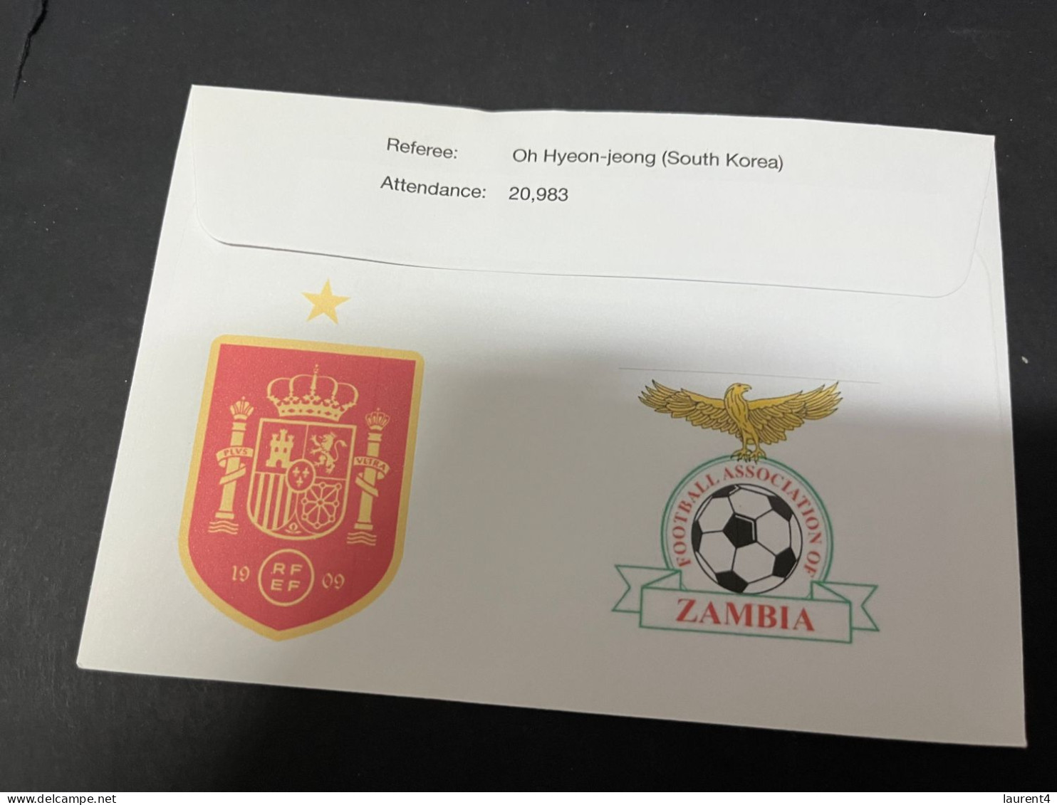 23-2-2024 (1 Y 4) 3 Covers - FIFA Women's Football World Cup 2023 - Zambia Matches - Sonstige & Ohne Zuordnung