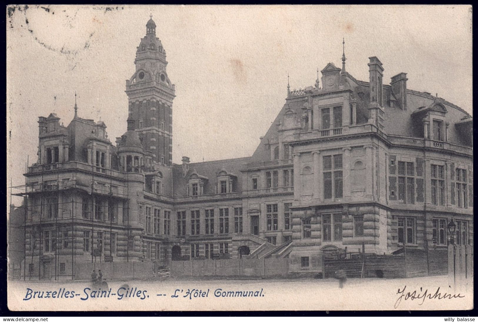 +++ CPA - Bruxelles - SAINT GILLES - ST GILLIS - Hôtel Communal  // - St-Gilles - St-Gillis