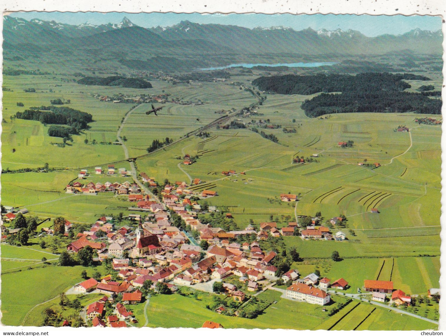 AUTRICHE . STRASSWALCHEN, SALZBURG. VUE GENERALE AERIENNE. ANNEE 1965 + TEXTE - Strasswalchen