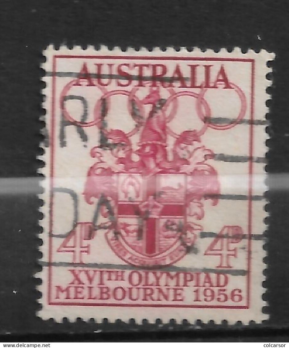 AUSTRALIE N°  231   " J.O MELBOURNE 1956 " - Usati