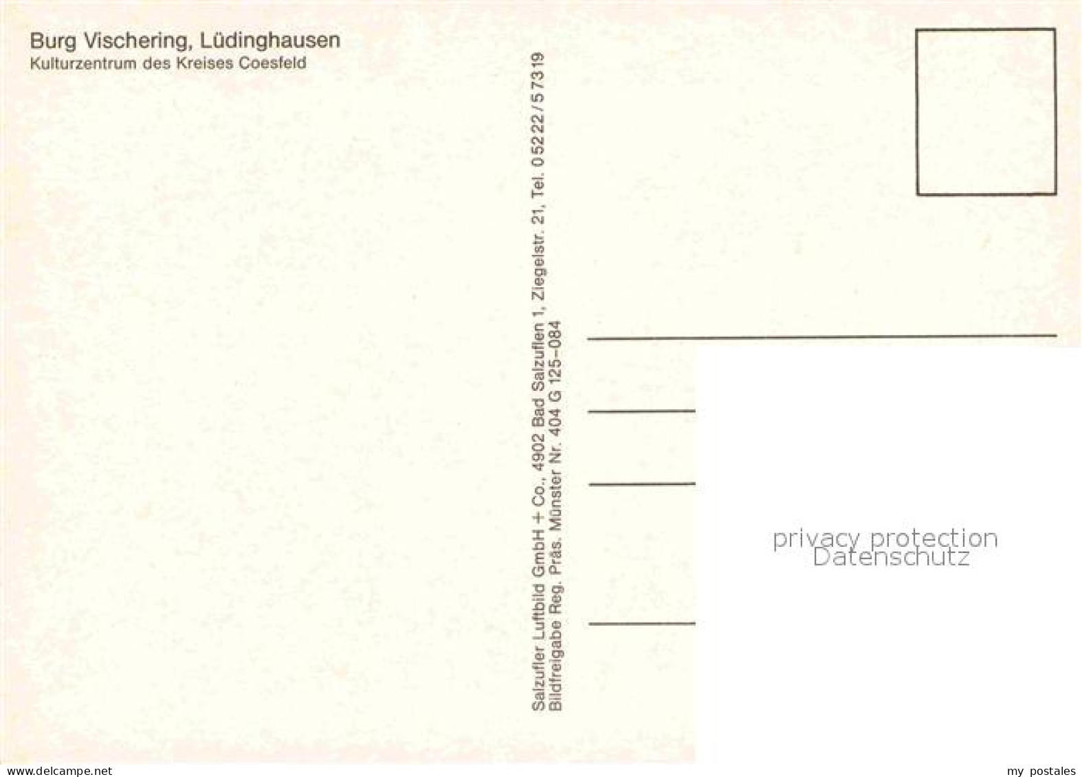 72837231 Luedinghausen Burg Vischering Herbststimmung Fliegeraufnahme Luedinghau - Luedinghausen