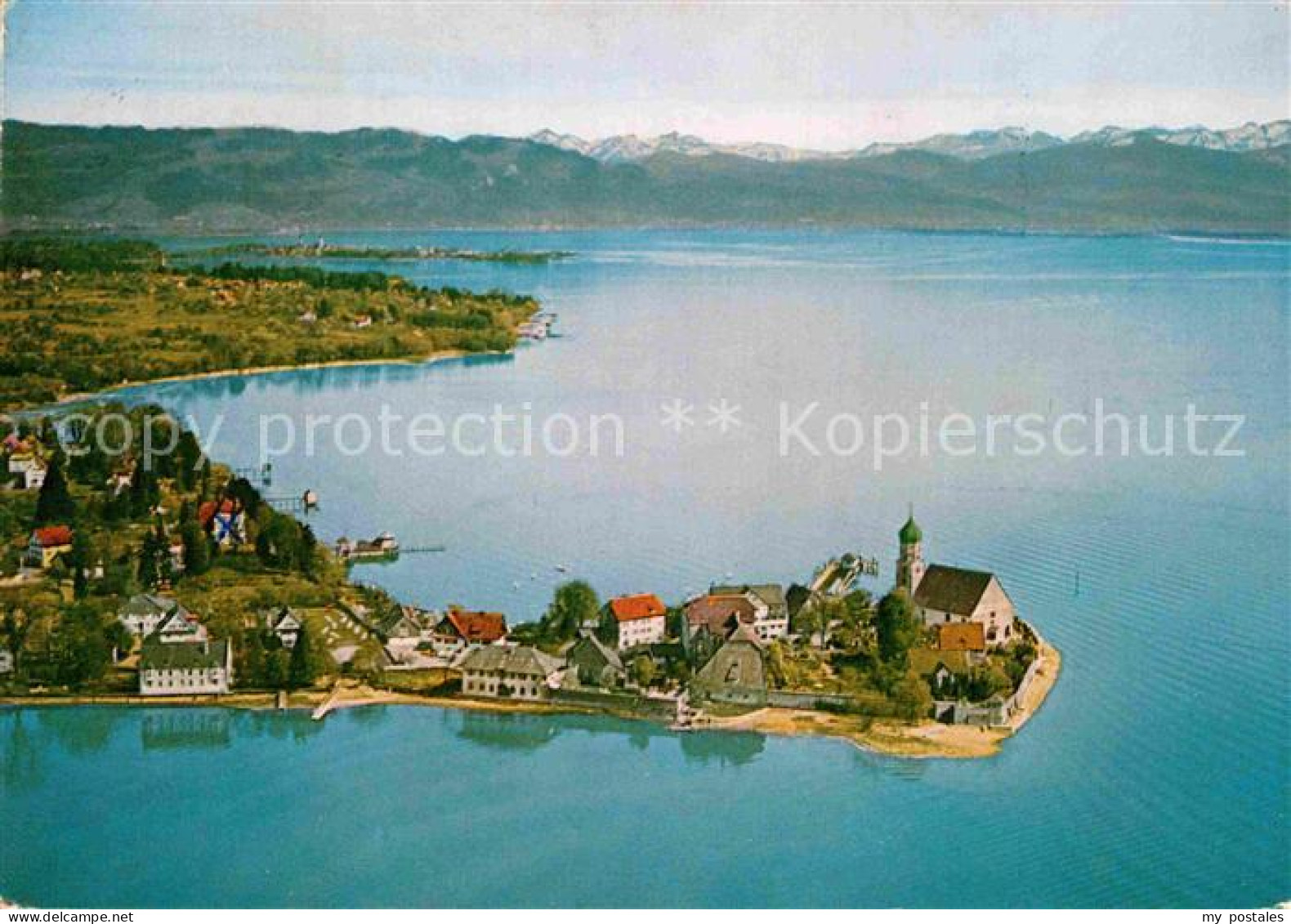 72837136 Wasserburg Bodensee Halbinsel Alpenkette Wasserburg (Bodensee) - Wasserburg (Bodensee)