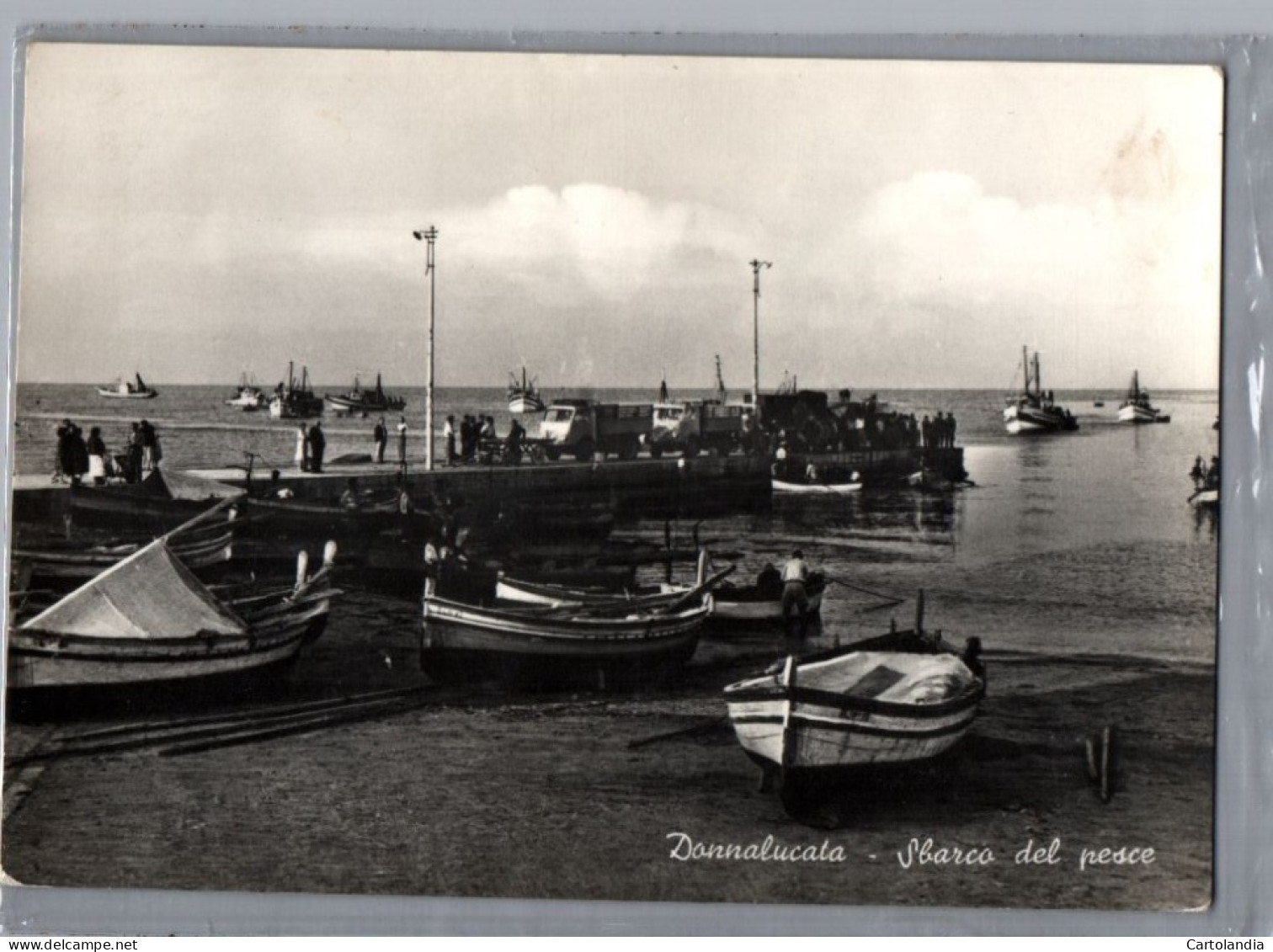 CARTOLINA   DONNALUCATA SBARCO DEL PESCE - Ragusa