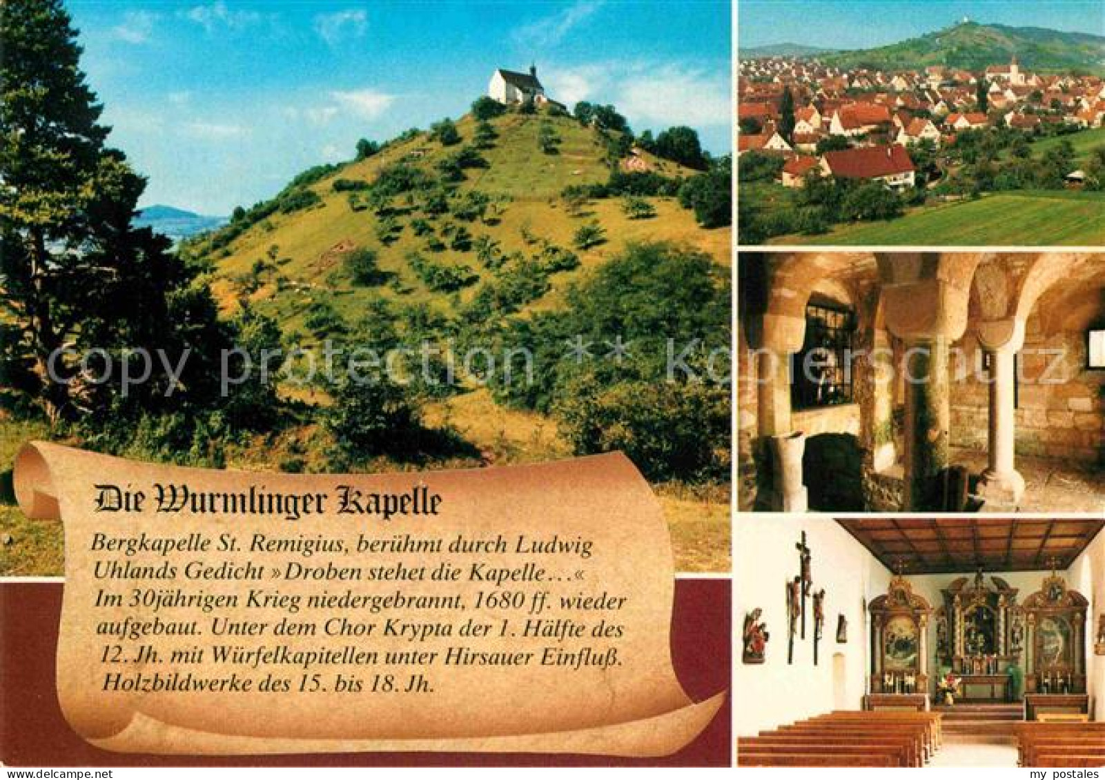 72836232 Rottenburg Neckar Wurmlinger Bergkapelle Geschichte Rottenburg Am Necka - Rottenburg