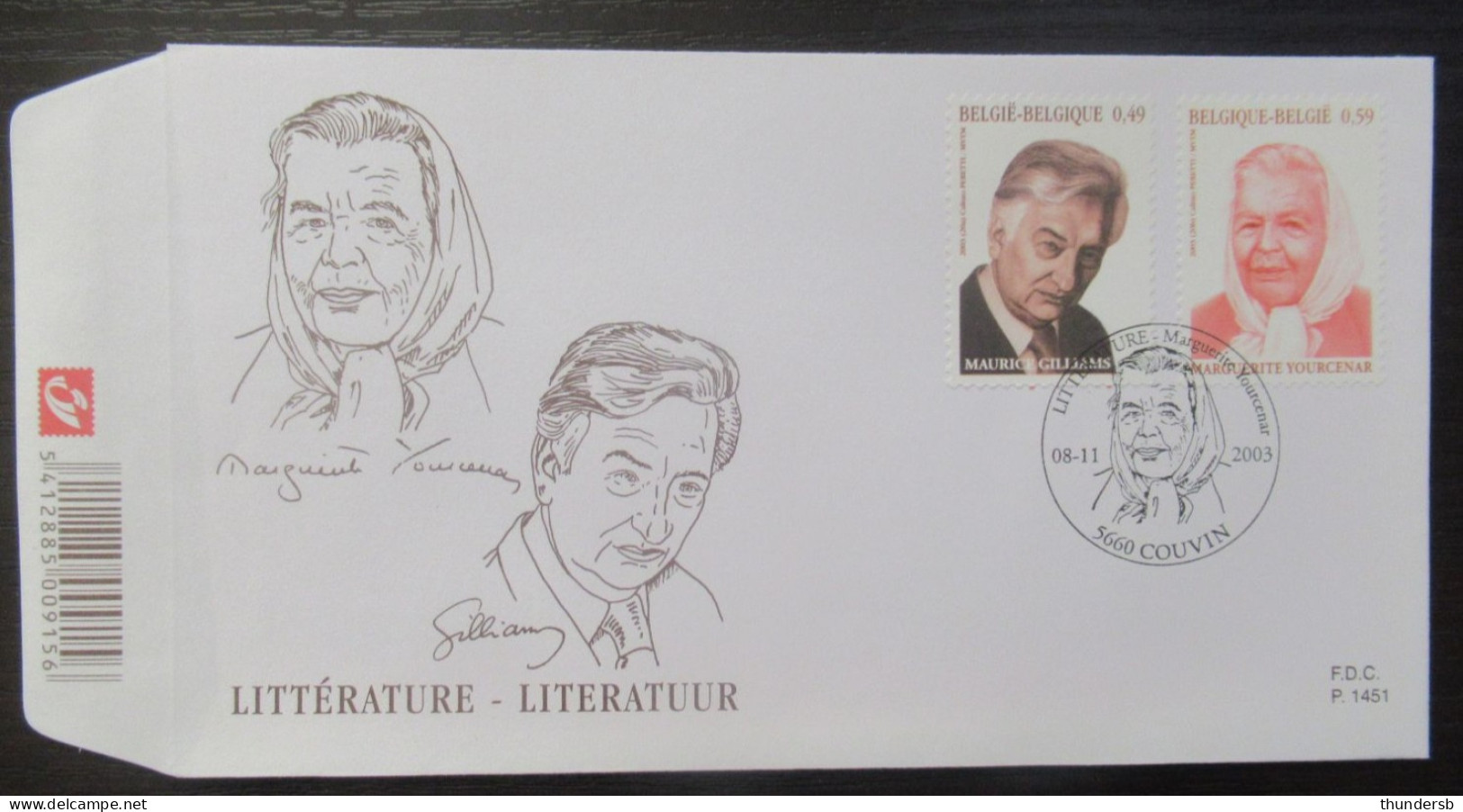 FDC 3221/22 'Literatuur' - 2001-2010