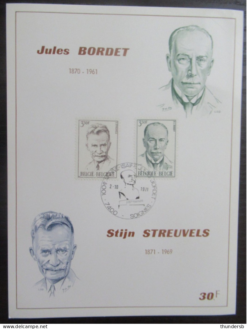 1603/04 'Bordet En Streuvels' - Commemorative Documents