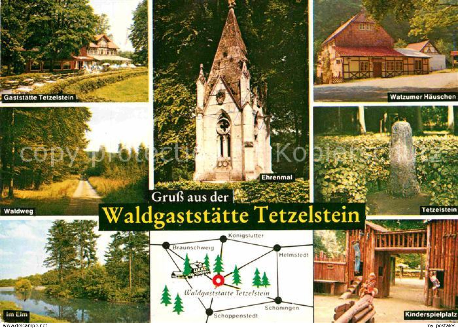 72835049 Koenigslutter Elm Waldgaststaetten Tetzelstein Watzumer Haeuschen Ehren - Koenigslutter