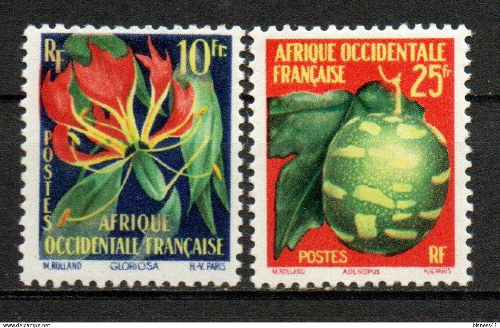 Col41 Colonies AOF Afrique Occidentale N° 68 & 69 Neuf XX MNH Cote 3,00 € - Ungebraucht