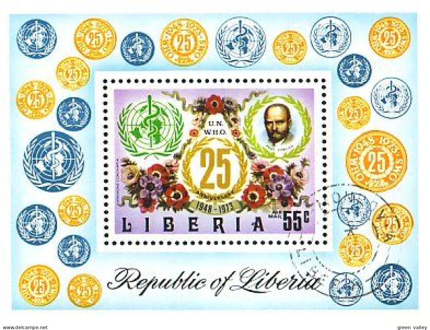 Liberia W.H.O. O.M.S. Sante (A51-515c) - WHO