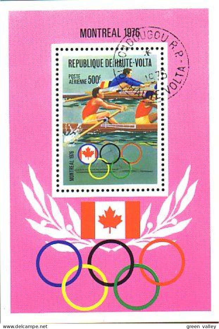 Haute Volta Upper Volta Aviron Rowing Montreal 76 (A51-497b) - Roeisport