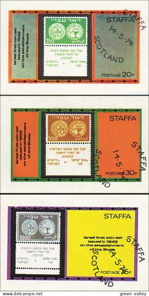 Staffa Scotland Pieces De Monnaie Coins (A51-271c) - Judaika, Judentum