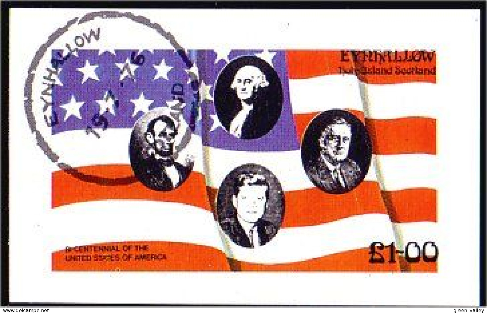 Eynhallow Scotland 200TH American Revolution (A51-266a) - Stamps