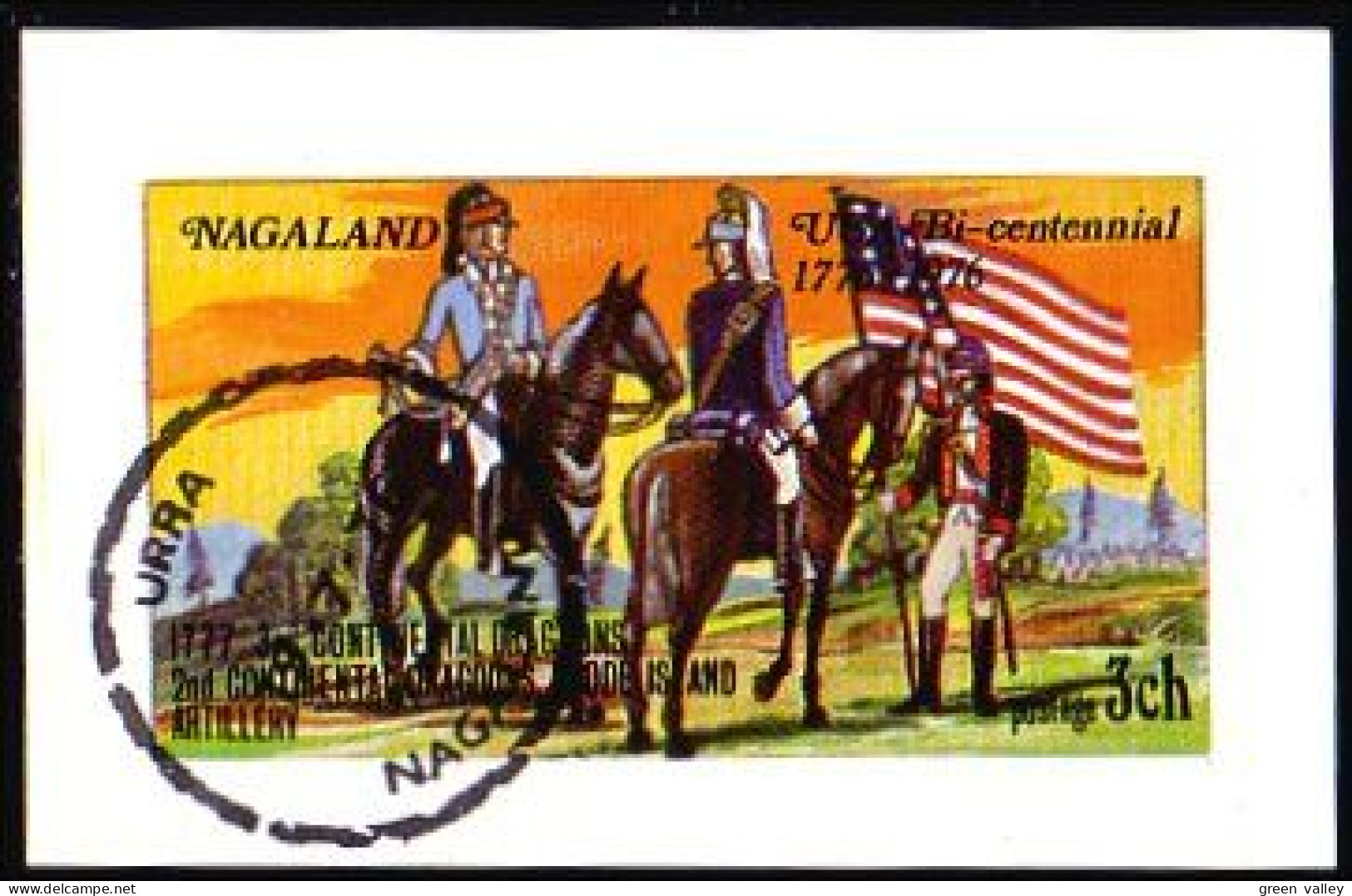 Nagaland 200TH American Revolution (A51-261b) - Us Independence