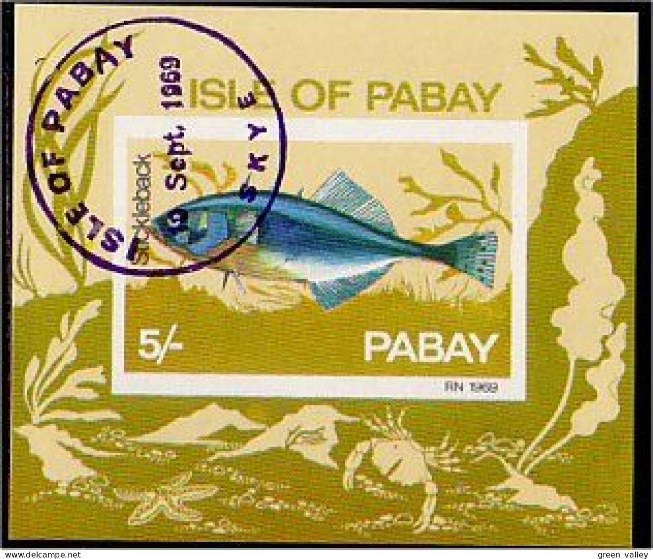 Isle Of Pabay Poisson Stickleback Fish (A51-246b) - Emissione Locali
