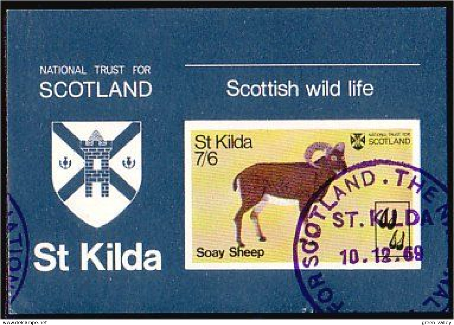St Kilda Scotland Armoiries Coat Of Arms (A51-256b) - Local Issues