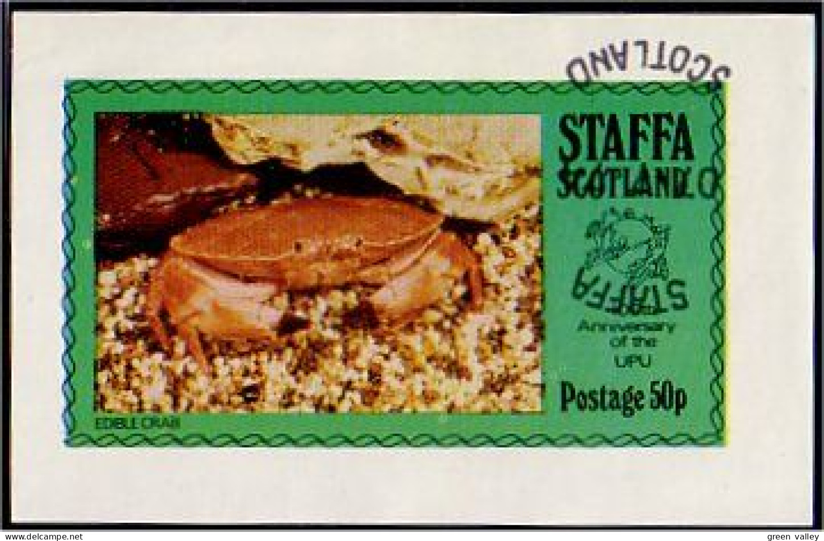 Staffa Scotland Crabe Crab 100th UPU (A51-235c) - Emissione Locali