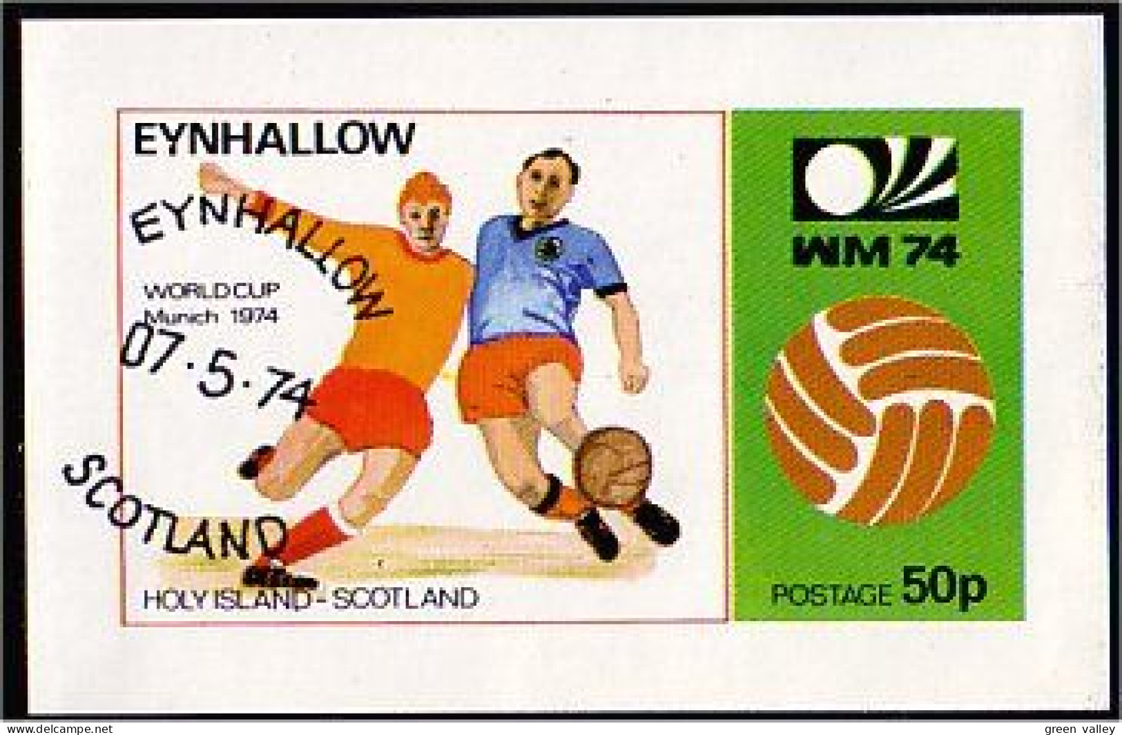 Eynhallow Scotland Football Munich 1974 (A51-228a) - Europei Di Calcio (UEFA)