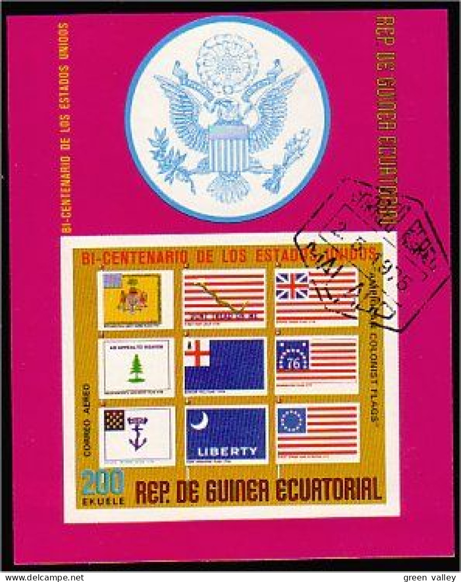 Guinee Equatoriale Bi-centenaire Americain (A51-166b) - Indipendenza Stati Uniti