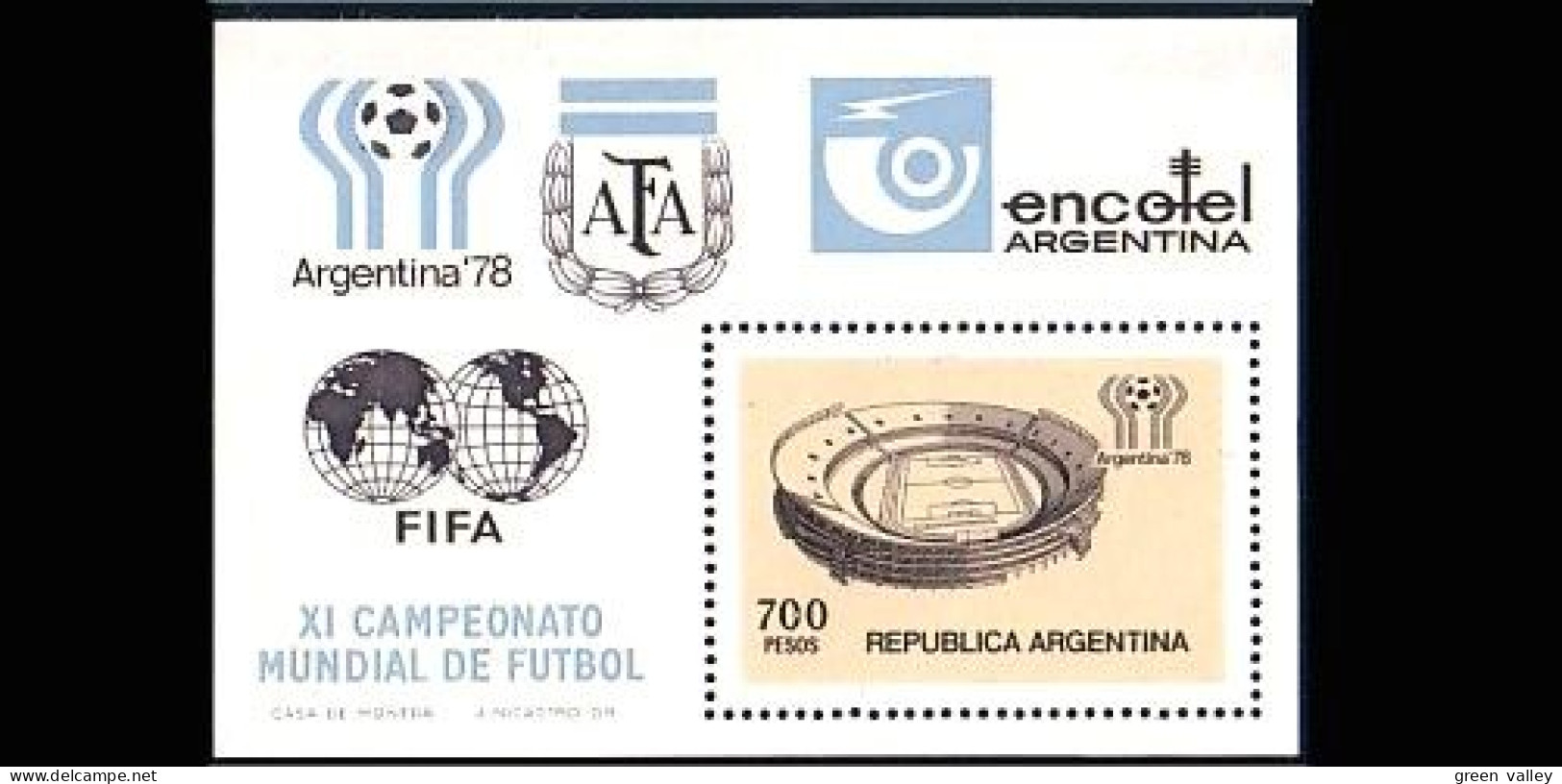 Argentina Soccer Football Stade Stadium 700p MNH ** Neuf SC (A51-40a) - Unused Stamps