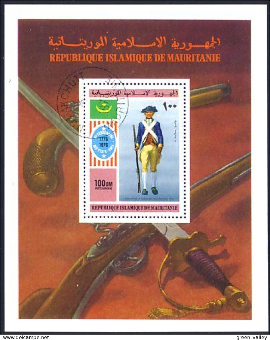 Mauritanie Bicentenaire Costume Armes Arms (A51-818a) - Indépendance USA