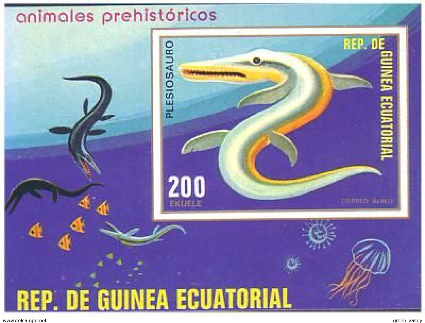 Guinee Dinosaure Plesiosaurus Dinosaur MNH ** Neuf SC (A51-750a) - Äquatorial-Guinea