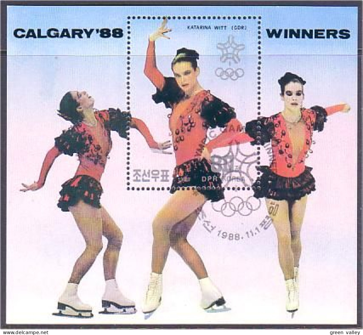 Korea Katarina Witt Patinage Artistique Figure Skating (A51-746) - Patinage Artistique