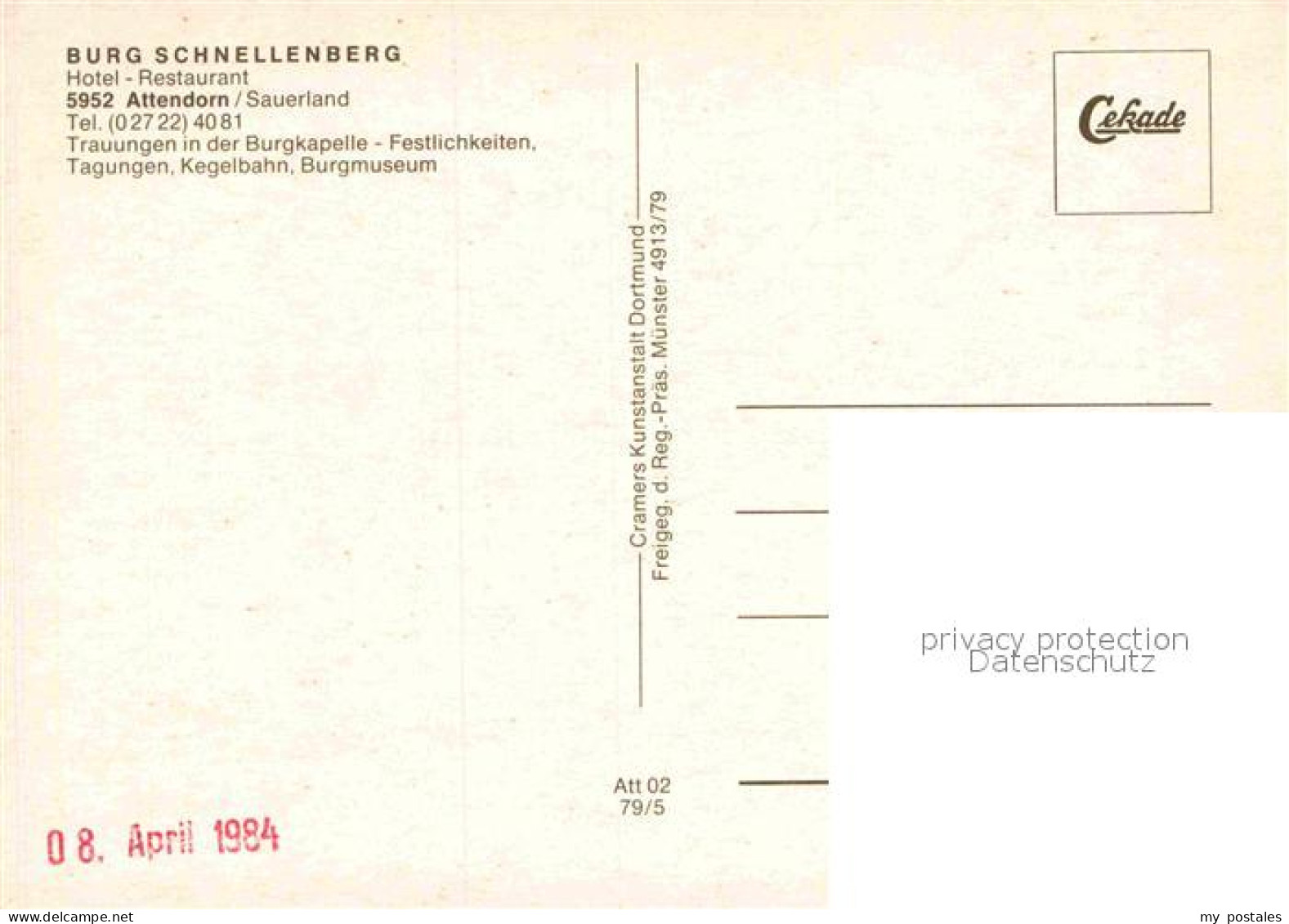 72831994 Attendorn Burg Schnellenberg Fliegeraufnahme Attendorn - Attendorn