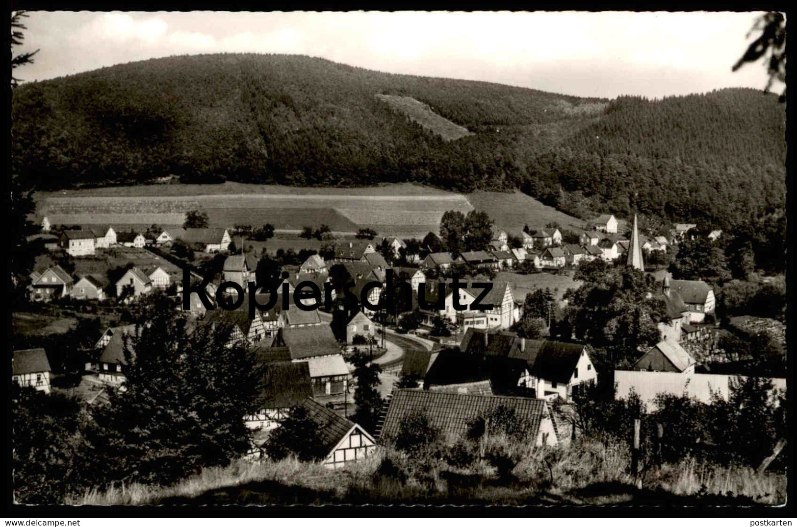 ÄLTERE POSTKARTE SOMMERFRISCHE KIRCHVEISCHEDE SAUERLAND PANORAMA GESAMTANSICHT LENNESTADT Ansichtskarte AK Cpa Postcard - Lennestadt