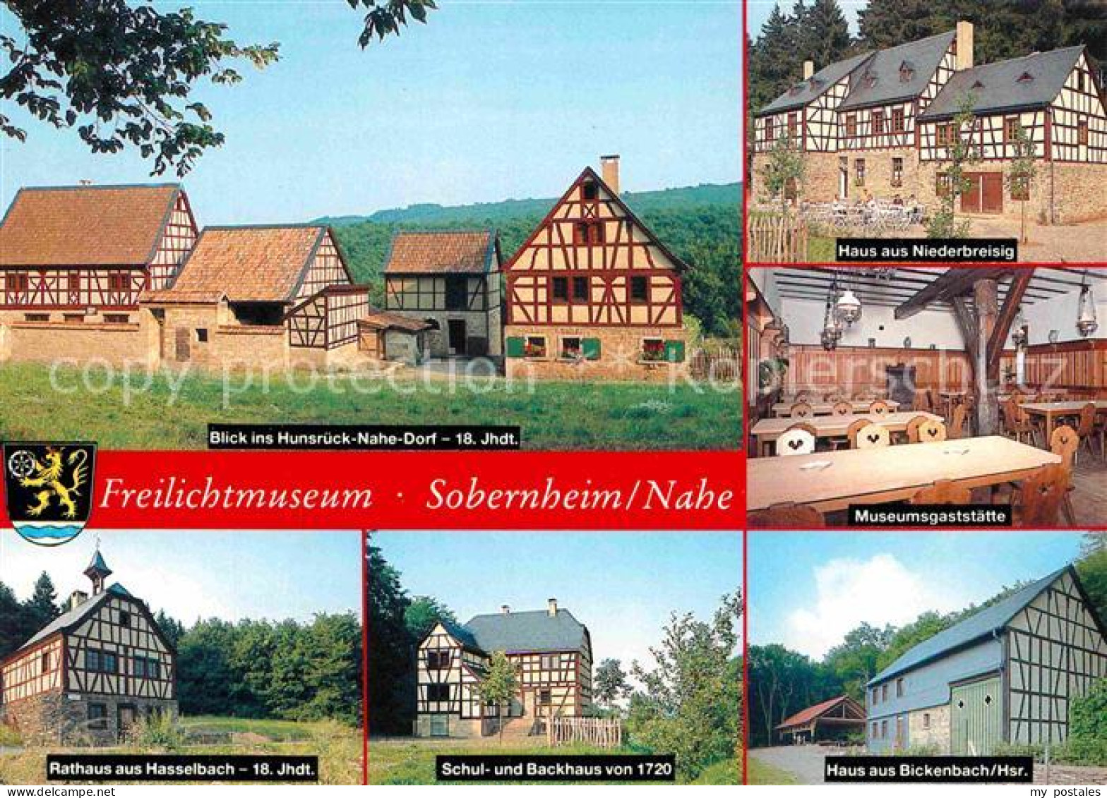 72829501 Sobernheim Freilichtmuseum Hunsrueck-Nahe-Dorf Rathaus Hasselbach Sober - Bad Sobernheim