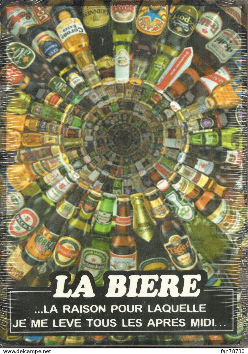Affiche Publicitaire Métallique - La Bière ... La Raison  ... Frais Du Site Déduits - Afiches