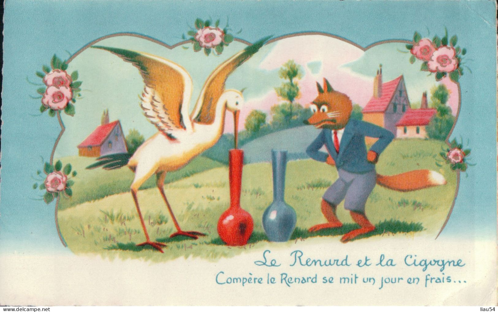 Le Renard Et La Cigogne - Fairy Tales, Popular Stories & Legends