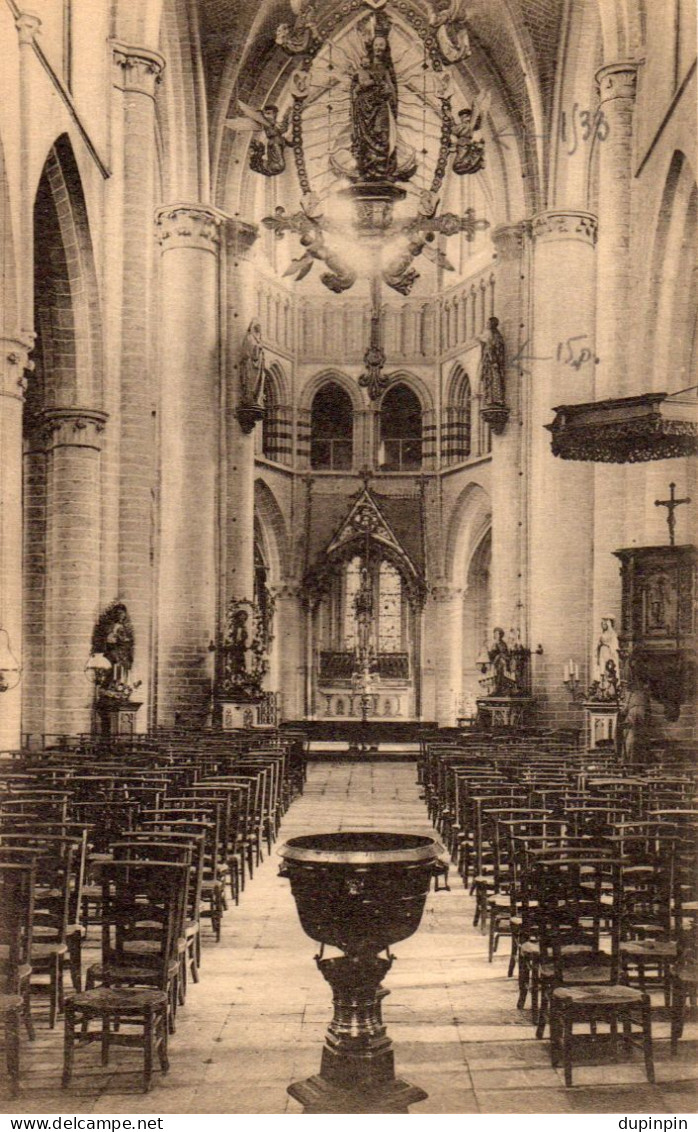 BELGIQUE - BRABANT FLAMAND - LEAU - ZOUTLEEUW - Schip Der Kerk - Nef De L'Eglise. - Zoutleeuw