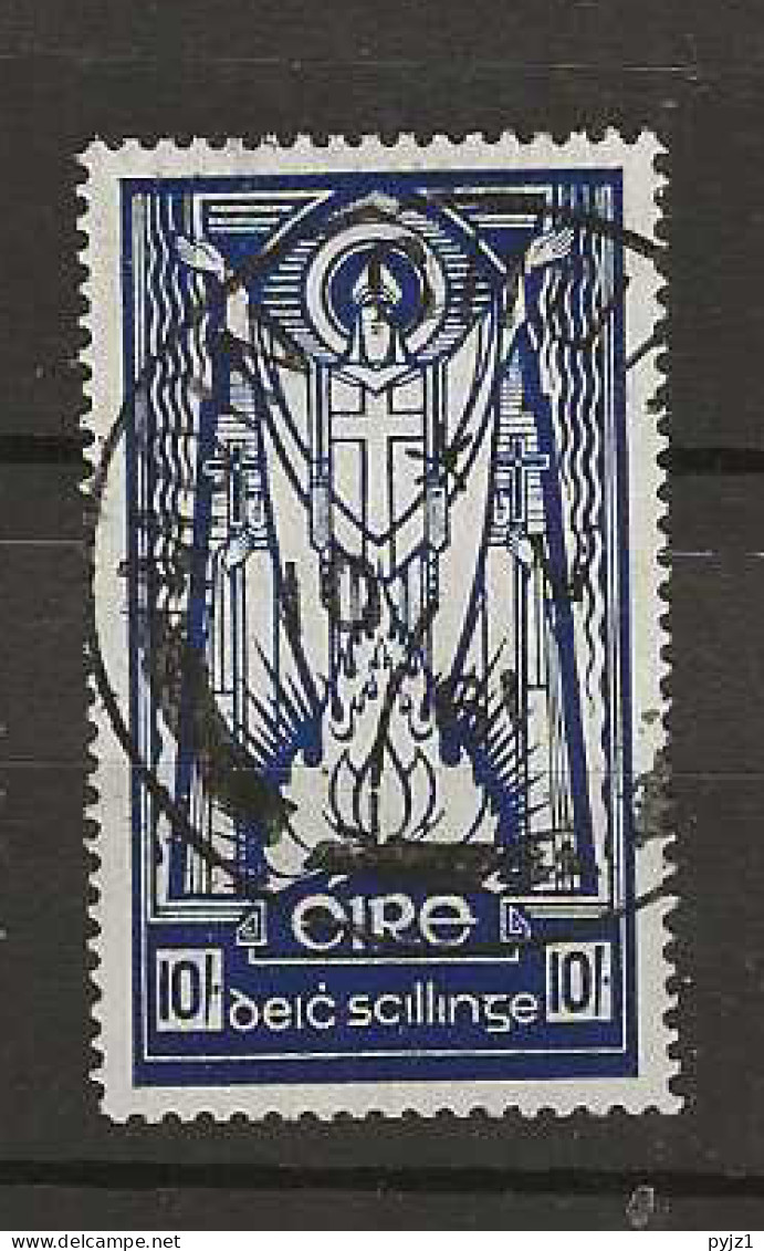 1937 USED Ireland Mi 64 Watermark SE - Oblitérés