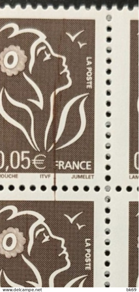 Variété Cote +60€  3754b** Lamouche ITVF Type II - 2000-2009