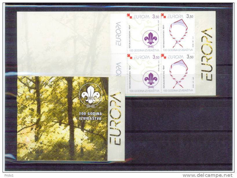 Kroatien / Croatia 2007 Europa Cept Markenheftchen Postfrisch / Europa Cept Booklet Unmounted Mint - 2007