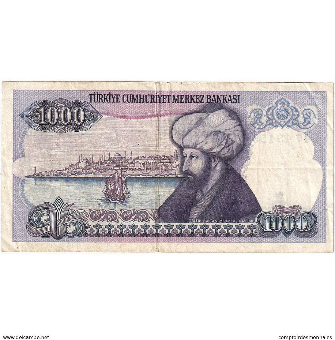 Turquie, 1000 Lira, L.1970, KM:196, TTB - Turquie