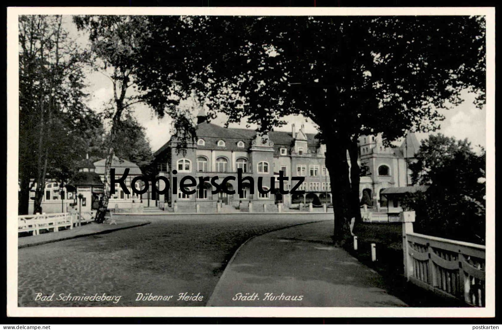 ALTE POSTKARTE BAD SCHMIEDEBERG DÜBENER HEIDE STÄDTISCHES KURHAUS PÄCHTER ALFRED WINKLER Ansichtskarte Postcard Cpa AK - Bad Schmiedeberg