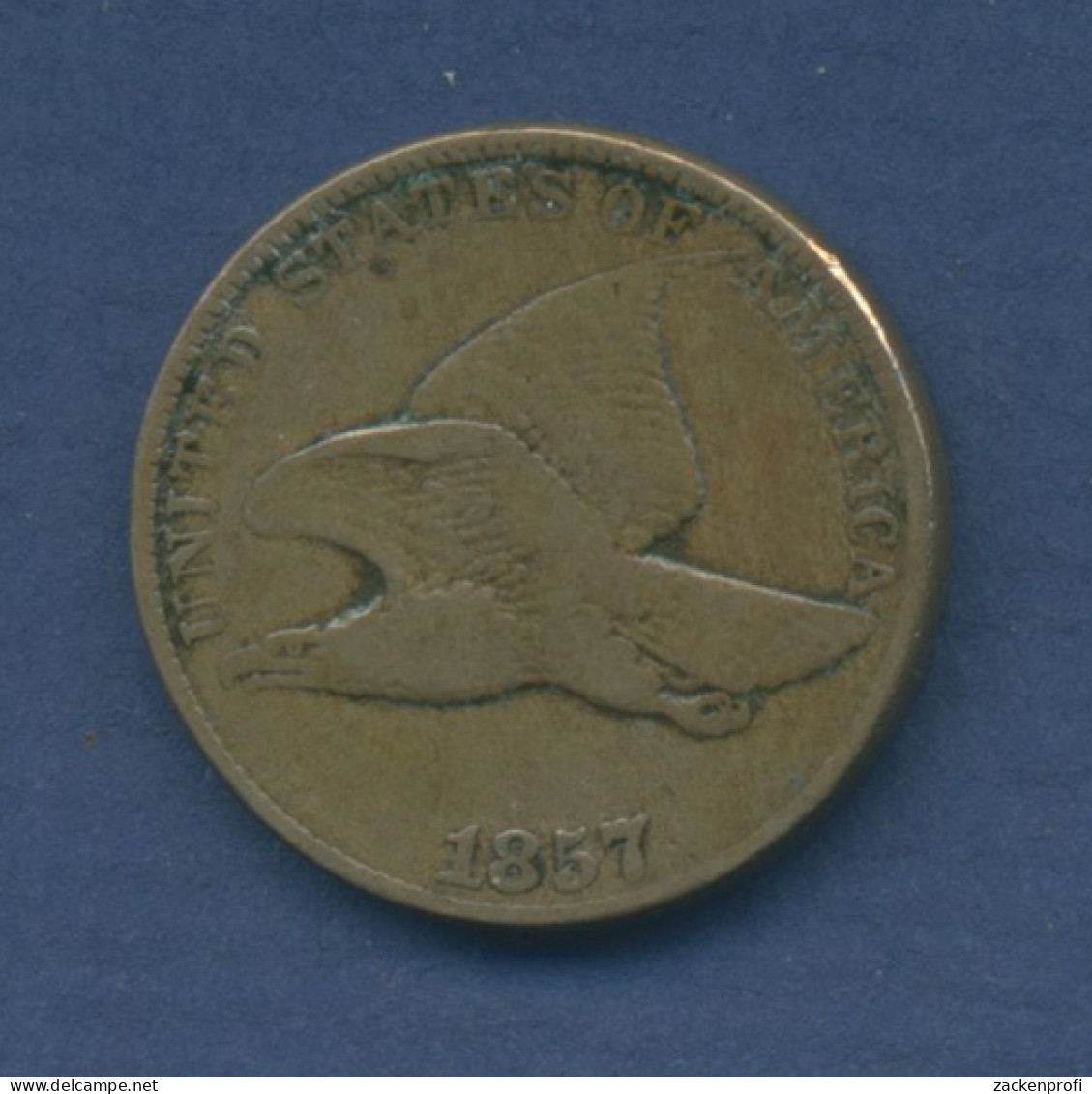 USA Flying Eagle Cent 1857, KM 85 Sehr Schön (m2380) - 1856-1858: Flying Eagle (Aigle Volant)
