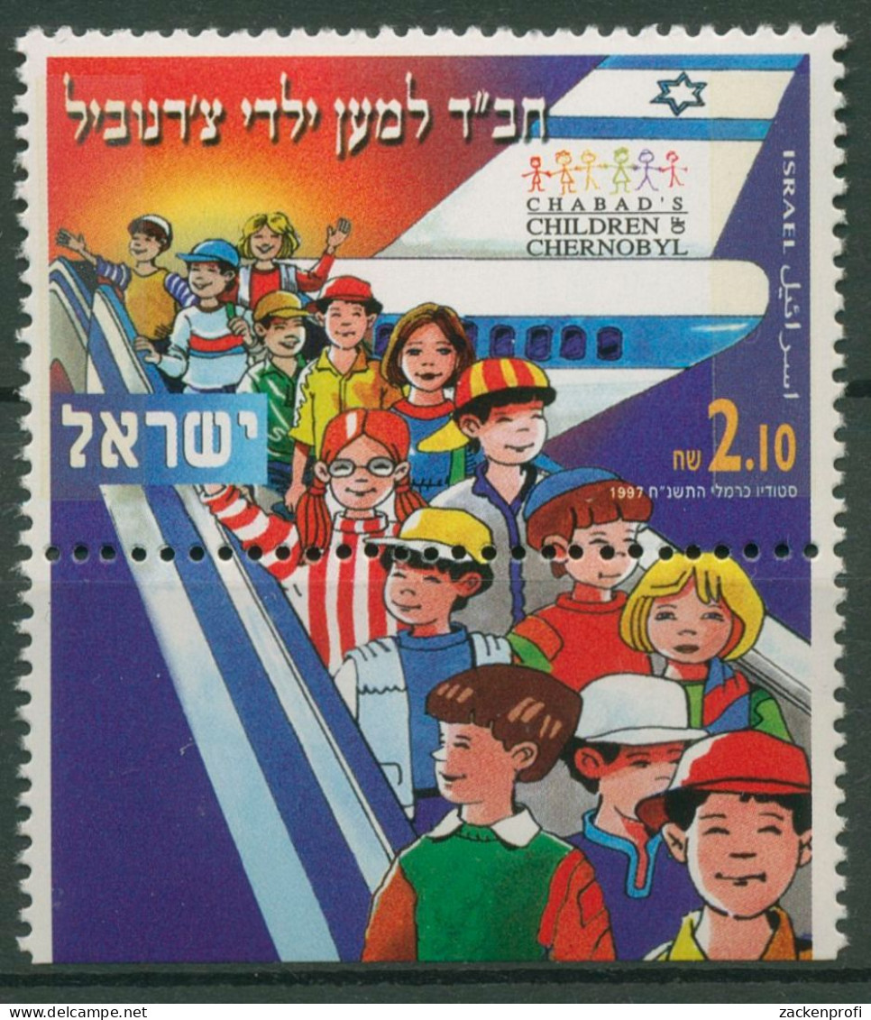 Israel 1997 Hilfsorganisation "Chabad" 1448 Mit Tab Postfrisch - Unused Stamps (with Tabs)