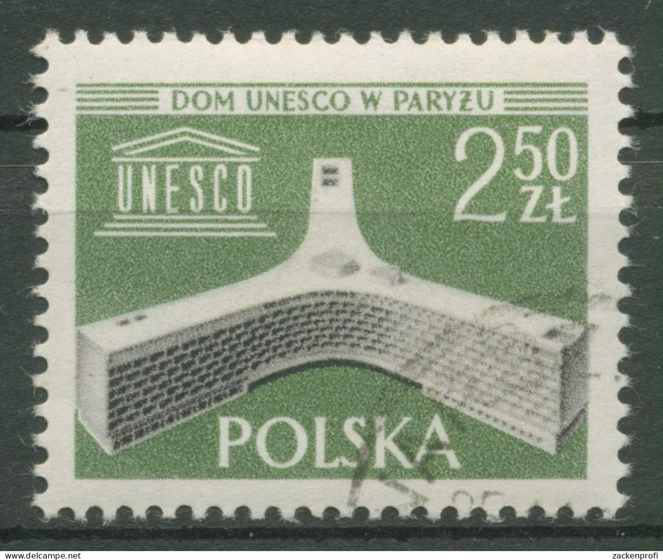 Polen 1958 UNESCO Amtssitz Paris 1075 Gestempelt - Gebraucht